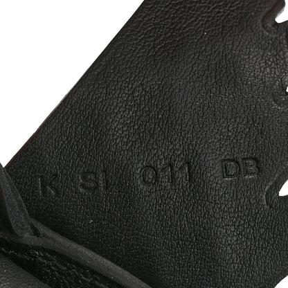 Hermes Epsom Chevre Mysore Swift Alligator Lizard Birdy Bag Charm Black 4 of 5
