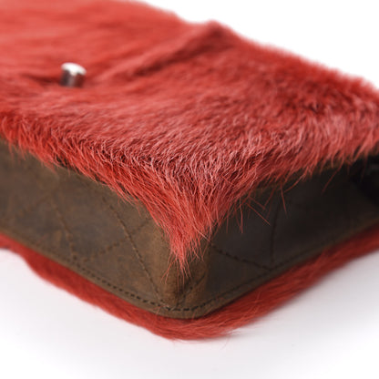 Chanel Goat Hair Wallet On Chain WOC Red 7 of 11