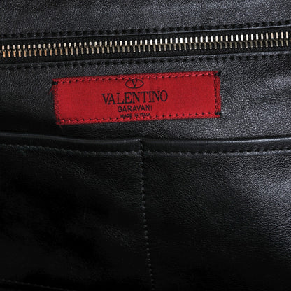 Valentino Garavani Vitello Medium Rockstud Tote Black 7 of 7