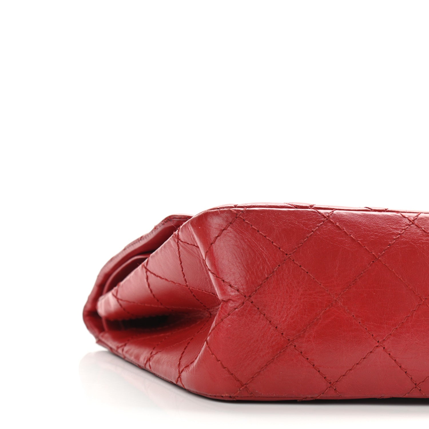Chanel Aged Calfskin Quilted 2.55 Reissue 226 Flap Red 10 of 12