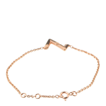 Louis Vuitton 18K Pink Gold Volt Upside Down Chain Bracelet 3 of 6