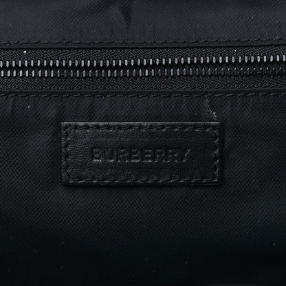 Burberry Nylon Icon Stripe Check Logo Print Backpack Natural 6 of 14