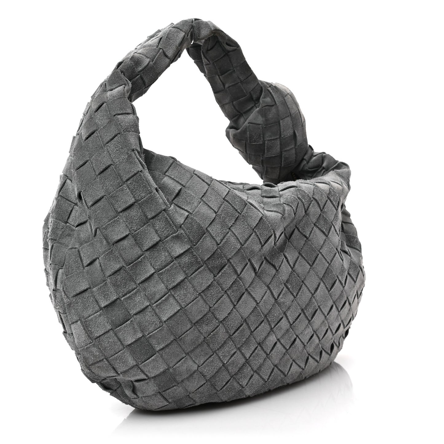 Suede Calfskin Intrecciato Teen Jodie Hobo Thunder