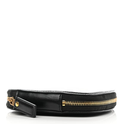 Saint Laurent Calfskin Nylon Heart Foldable Tote Bag Black 5 of 12