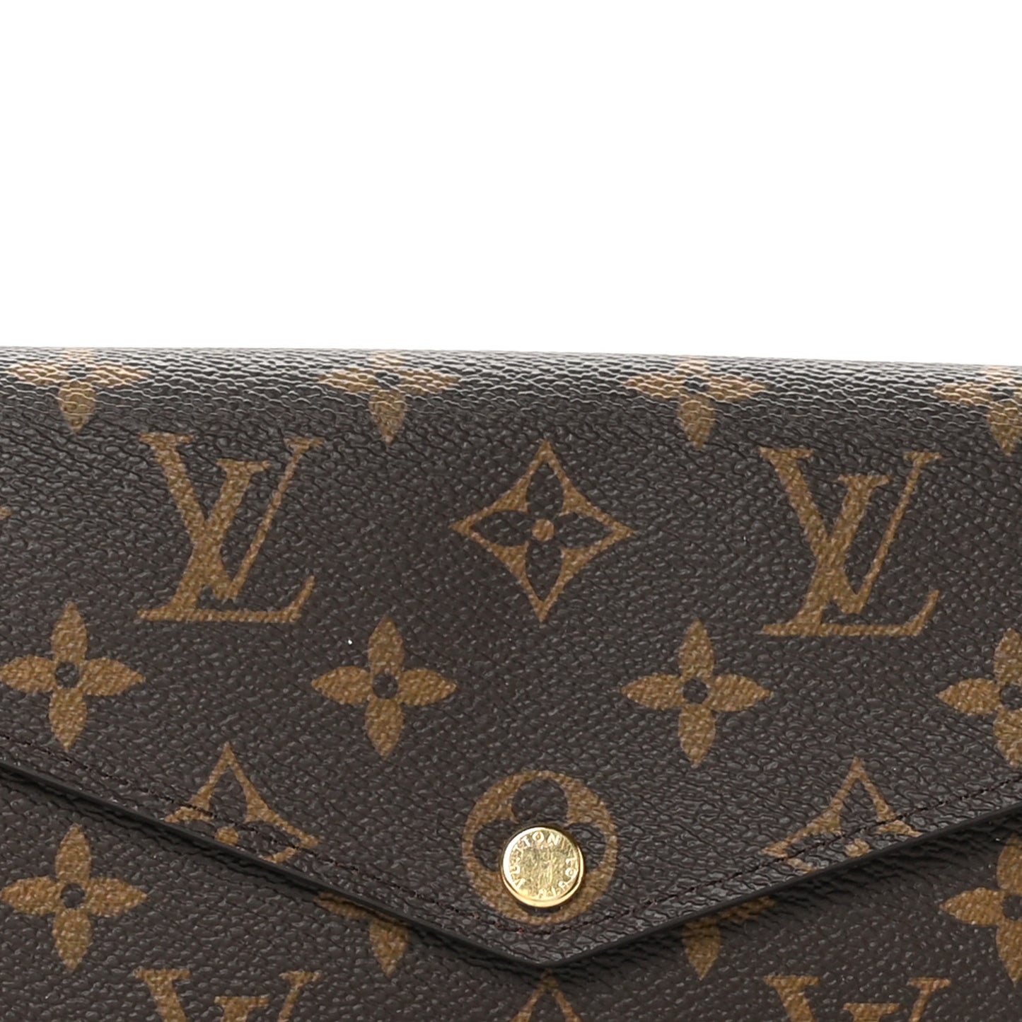 Monogram Sarah Wallet NM Coquelicot