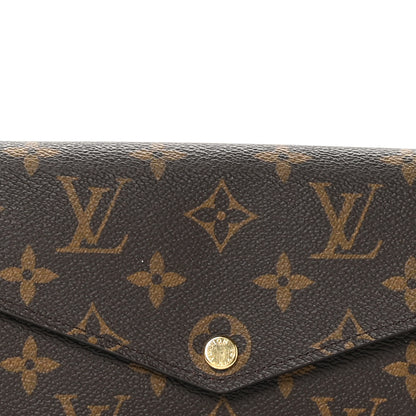 Louis Vuitton Monogram Sarah Wallet NM Coquelicot 8 of 8