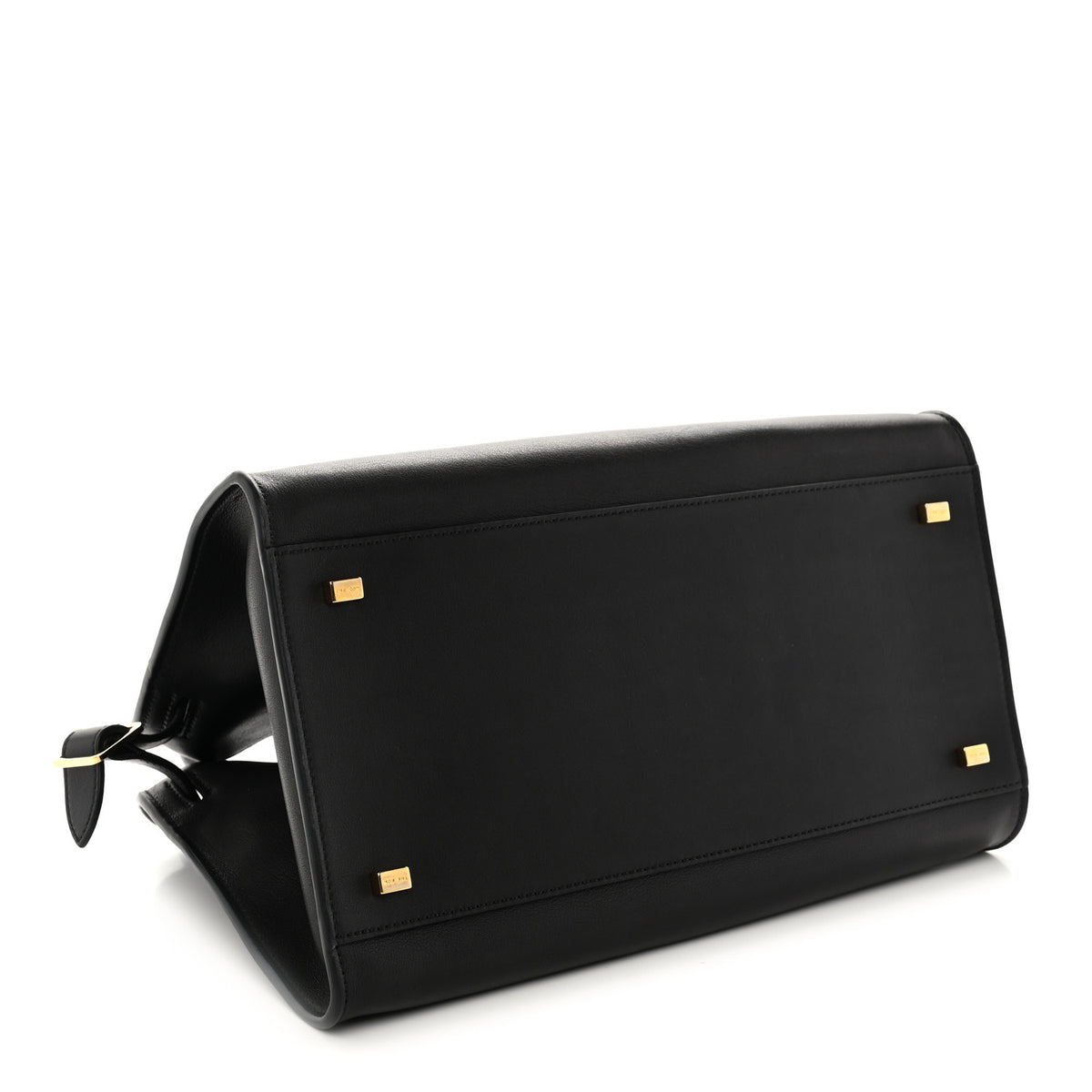 Polished Saddle Calfskin Soft Margaux 12 Black