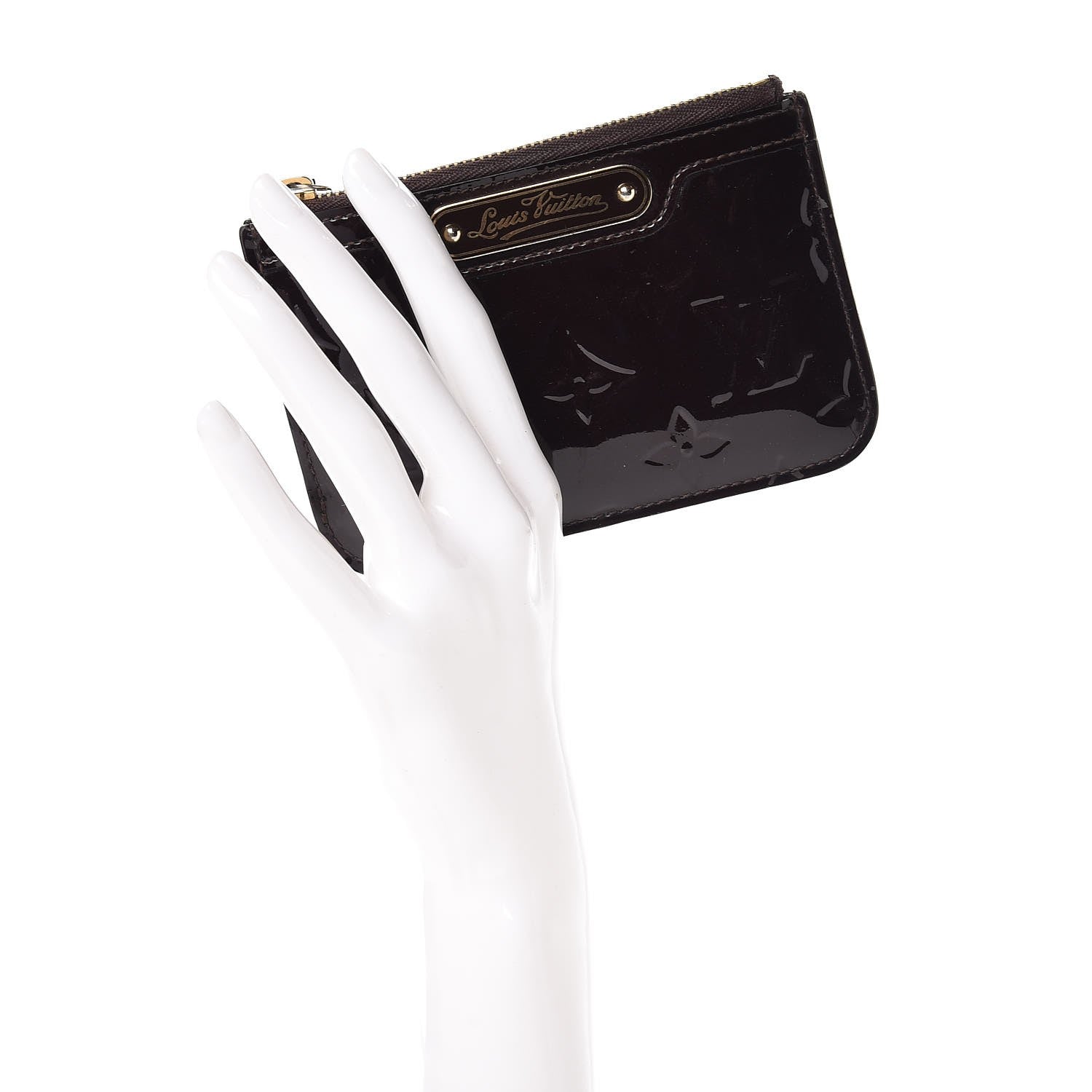 Louis Vuitton Vernis Key Pouch Amarante 2 of 11