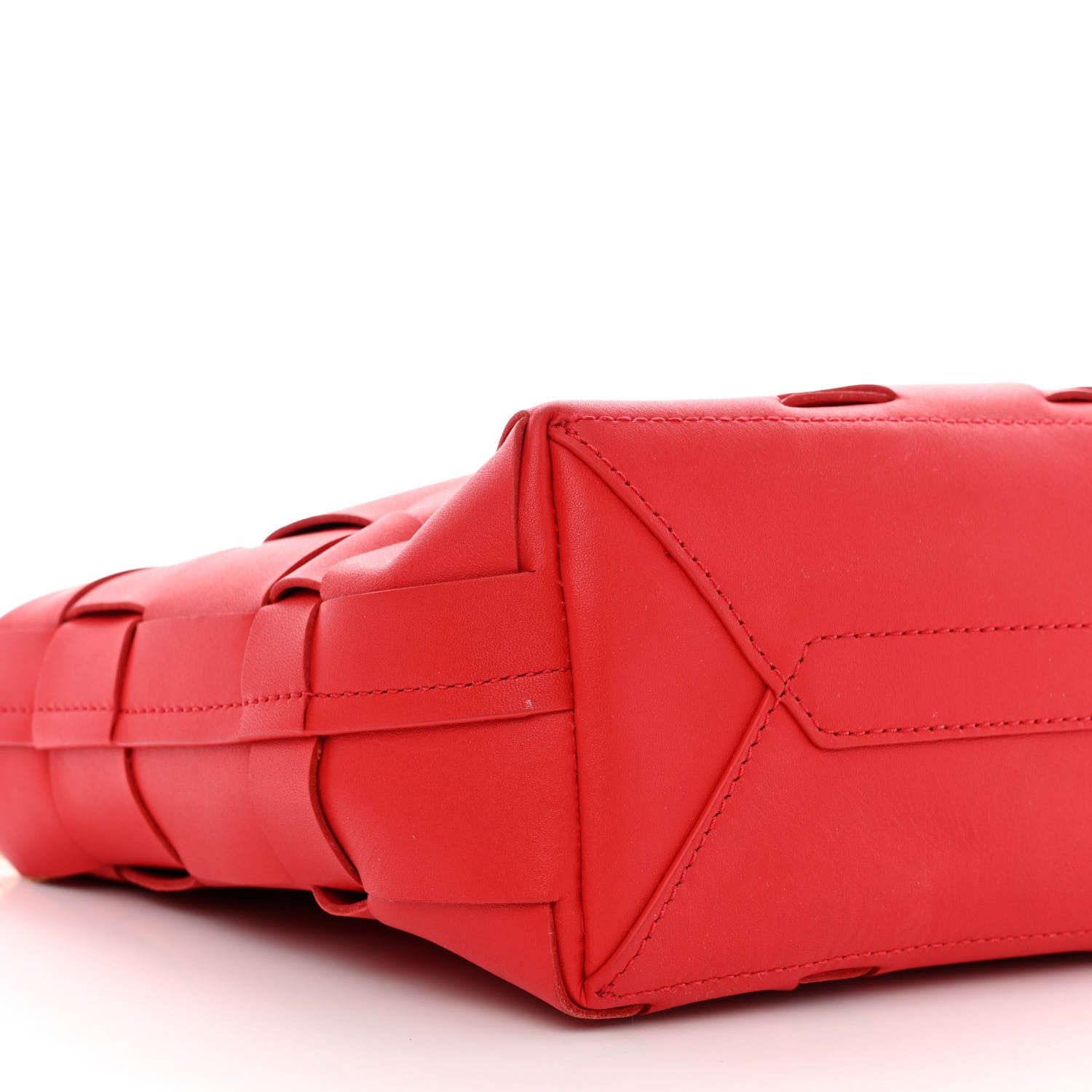 3.1 Phillip Lim Calfskin Odita Lattice Pouch Red 10 of 11