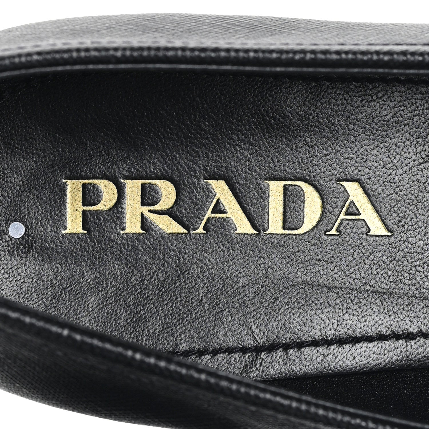 Prada Saffiano Mens Triangle Loafers 6 Black 8 of 9