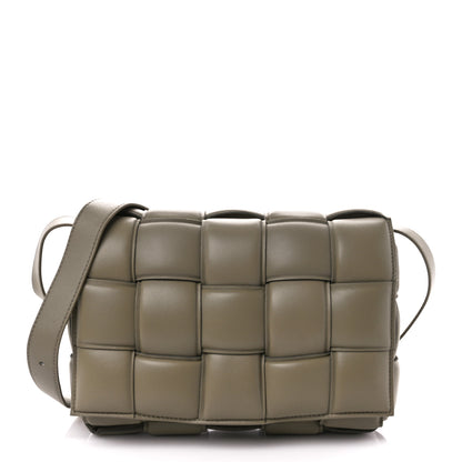 Bottega Veneta Nappa Maxi Intreccio Padded Cassette Crossbody Bag Taupe 1 of 14