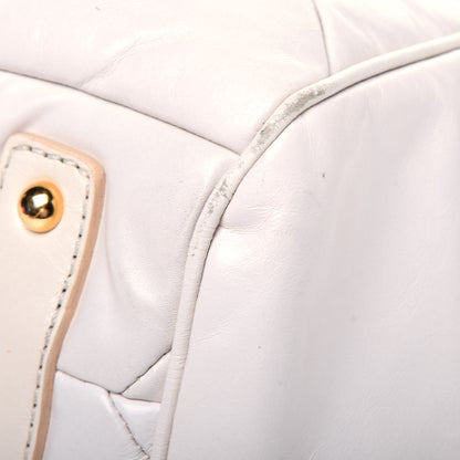 Marc Jacobs Calfskin Quilted Stam White 17 of 37