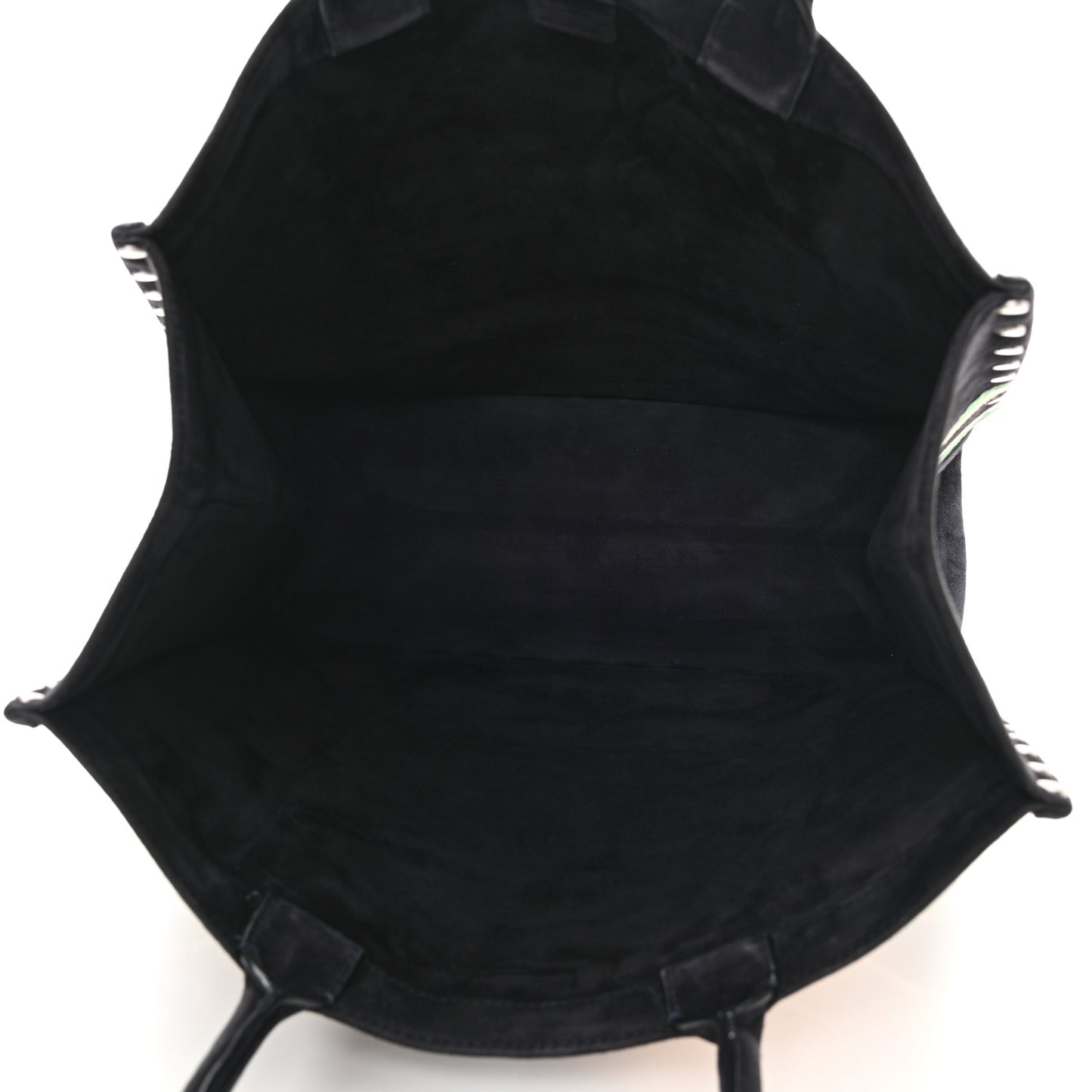 Suede Large L'Air Book Tote Black