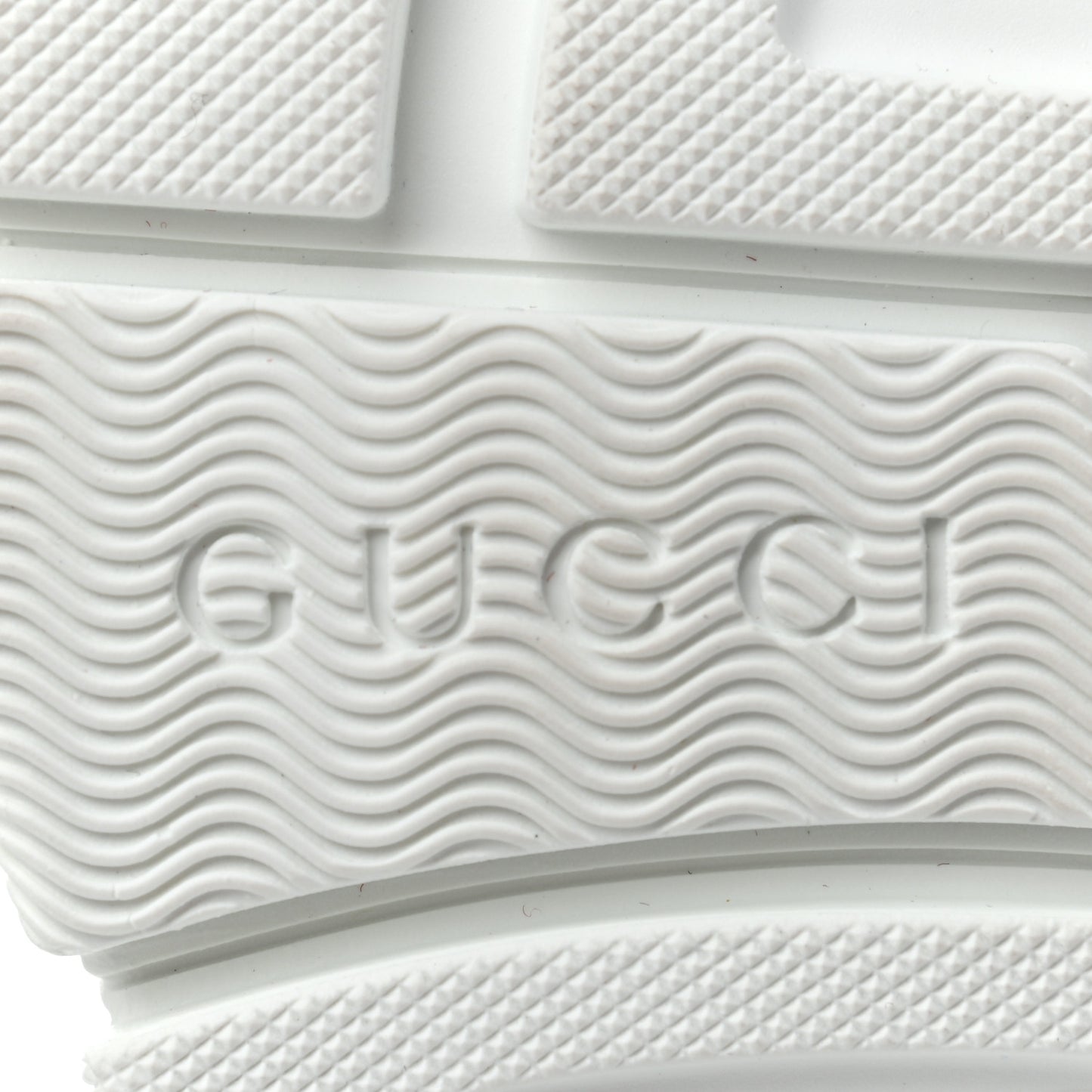 Nappa Mesh Crystal Embellished Studded Womens Aguru Sandals 38 Great White