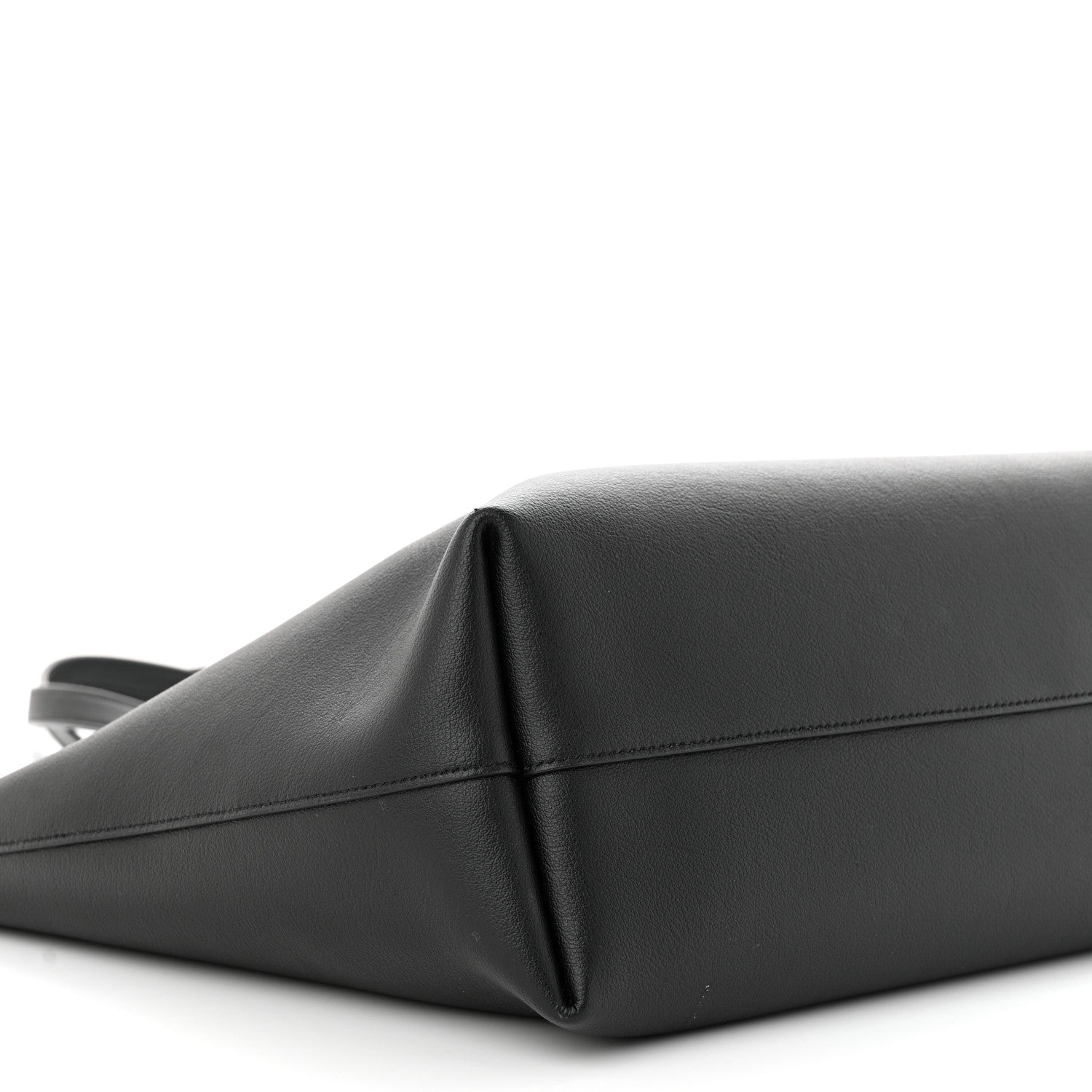 Saint Laurent Calfskin Large Shopping Tote Black 10 of 11