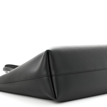 Saint Laurent Calfskin Large Shopping Tote Black 10 of 11