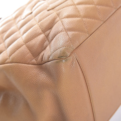 Chanel Caviar Quilted Grand Shopping Tote GST Beige 13 of 26