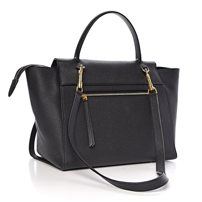 Celine Grained Calfskin Mini Belt Bag Black 3 of 10