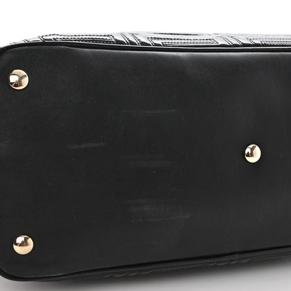 Versace Patent Borsa Couture Shoulder Bag Black 10 of 10