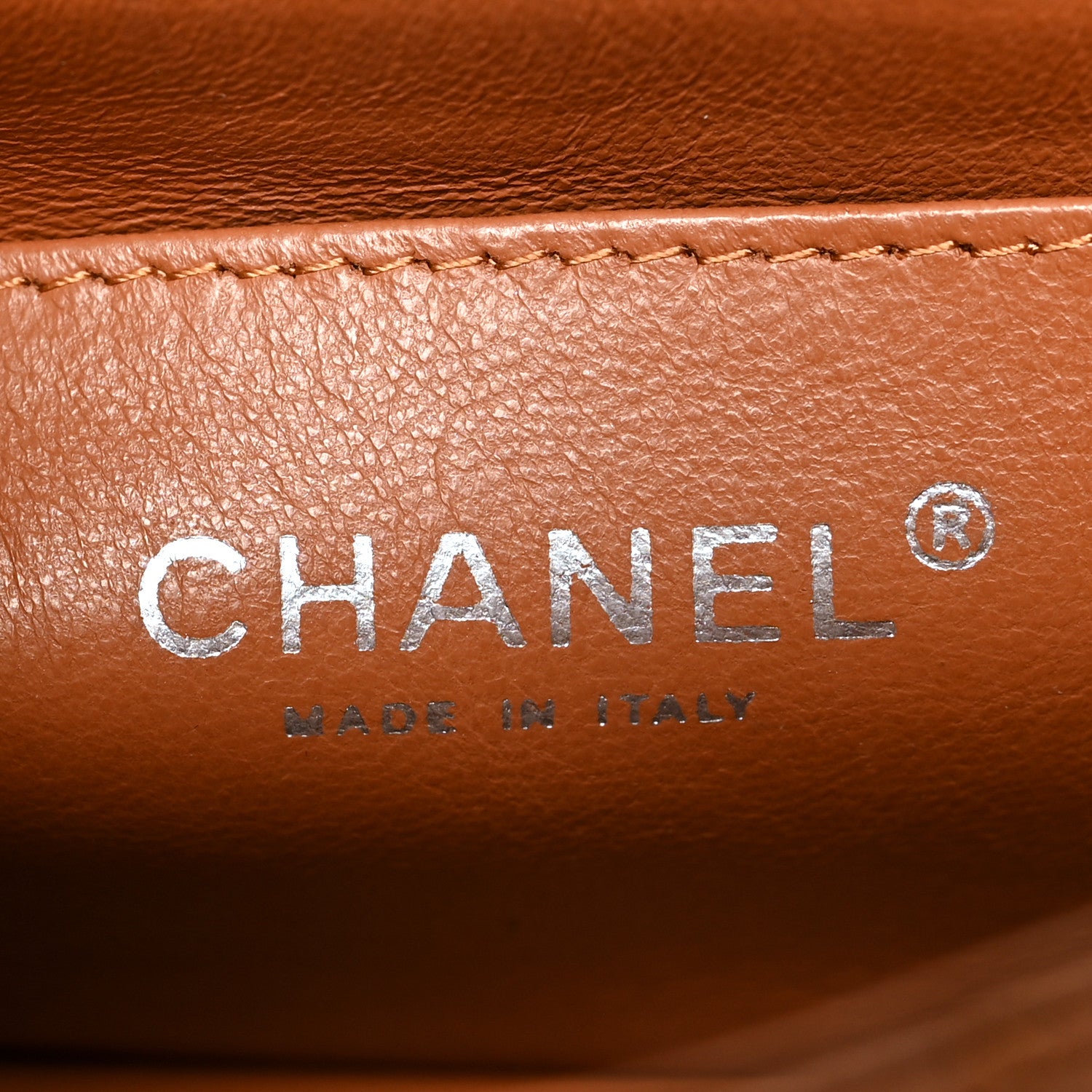 Chanel Caviar Quilted Mini Rectangular Flap Light Brown 6 of 12