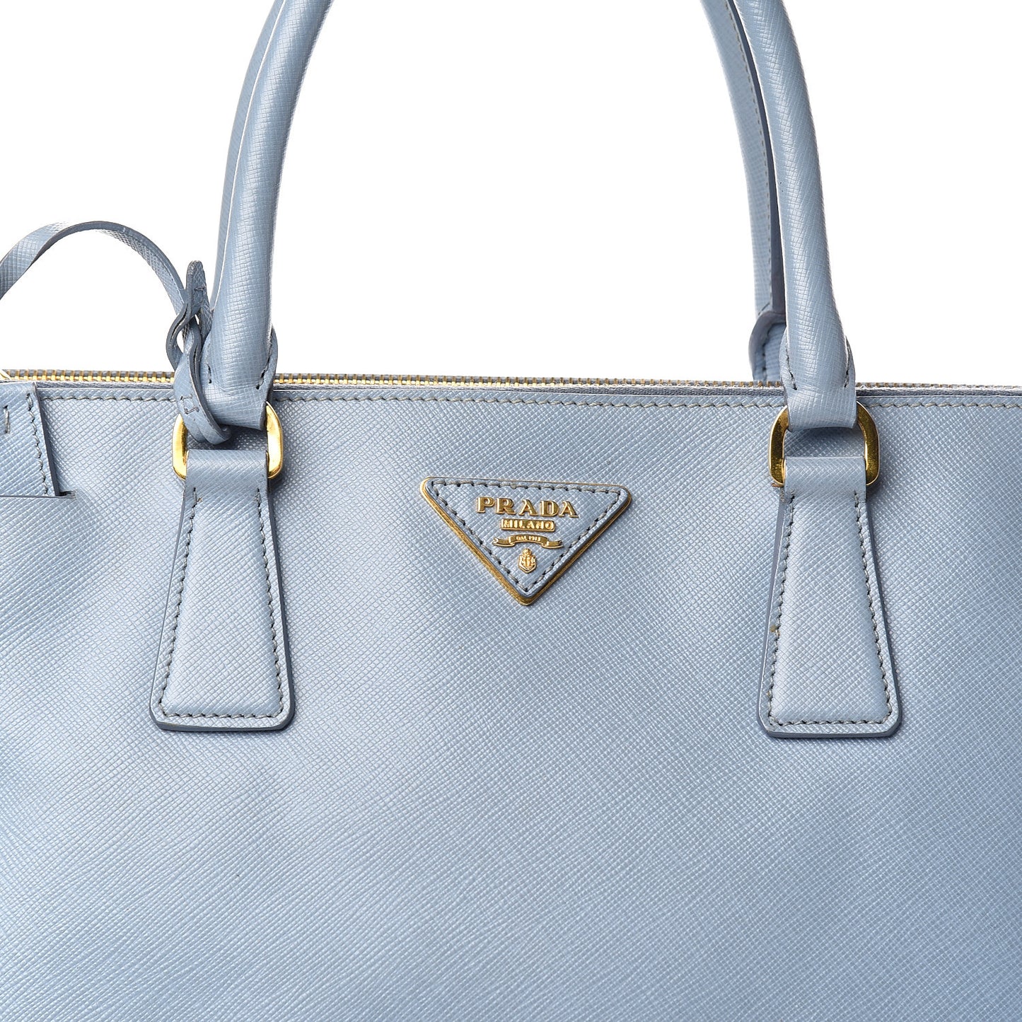 Saffiano Medium Galleria Double Zip Tote Aviazione
