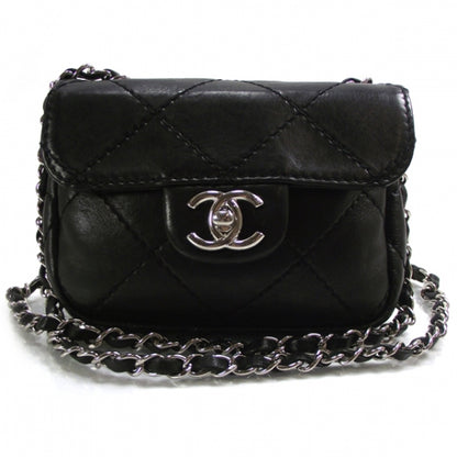 Chanel Lambskin Small Stitched Mini Flap Black 1 of 11