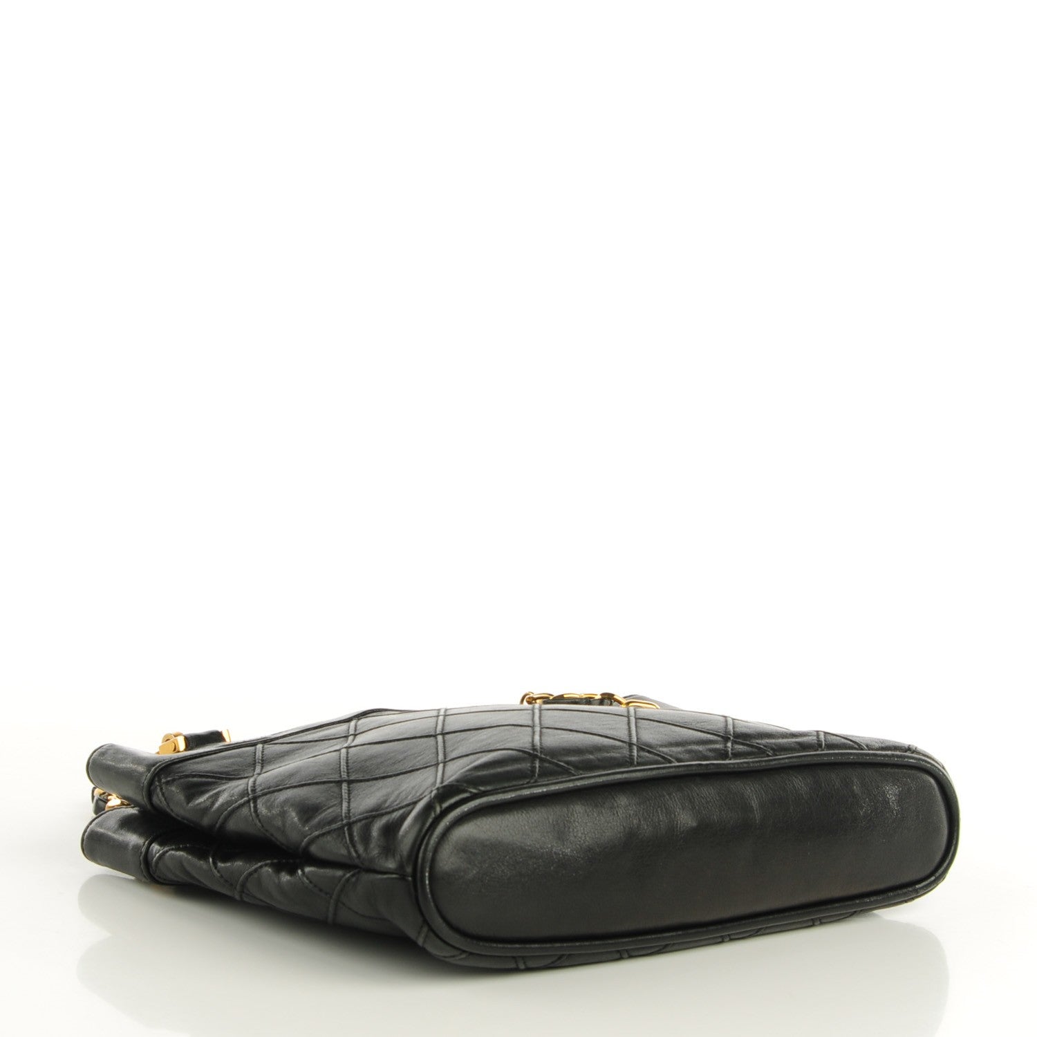 Chanel Lambskin Diamond Stitch Shoulder Bag Black 4 of 8