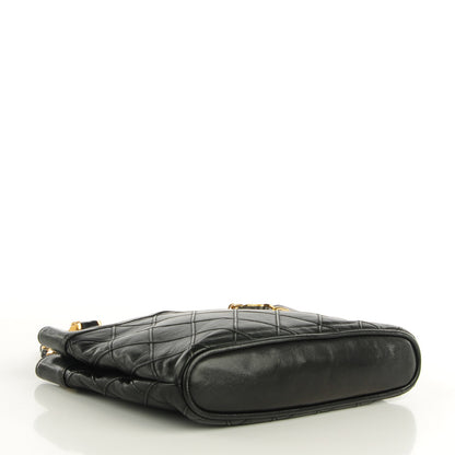Chanel Lambskin Diamond Stitch Shoulder Bag Black 4 of 8