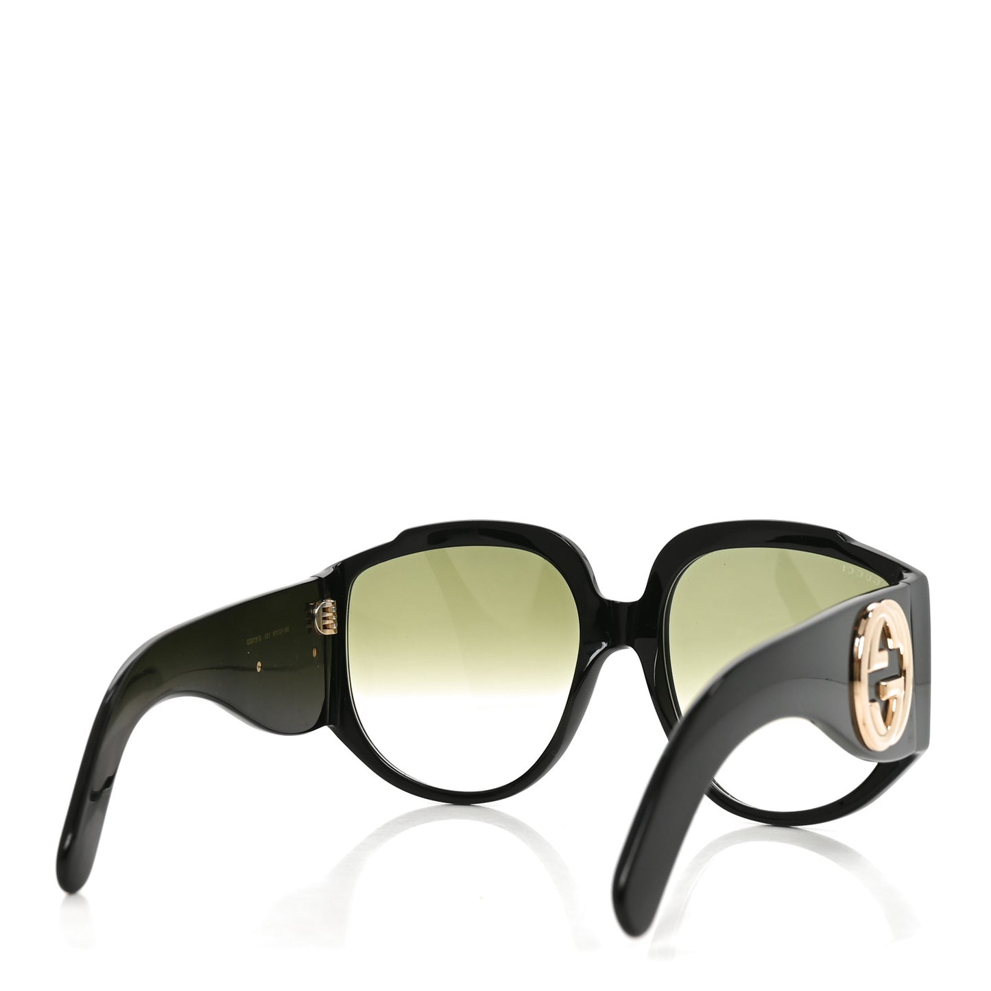 Acetate Oversized Interlocking G GG0151S Sunglasses Black