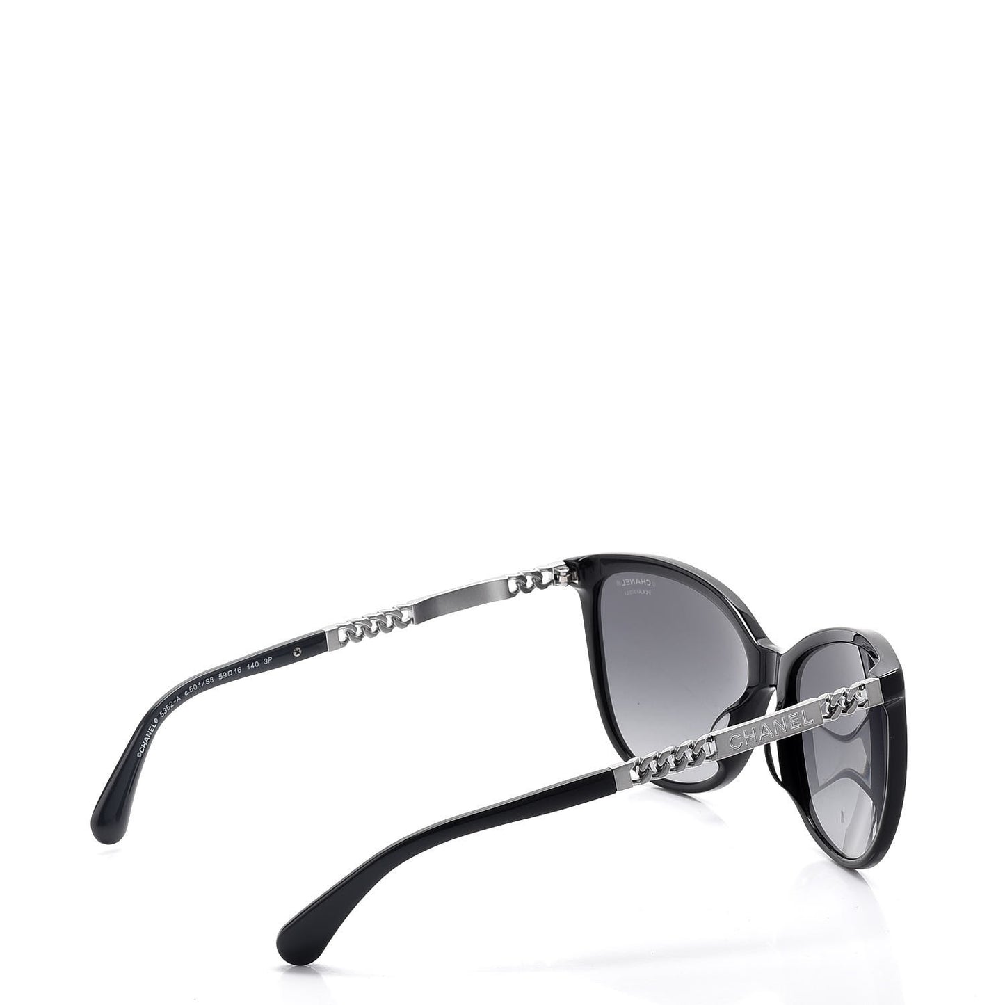 Chain Polarized Sunglasses 5352-A Black