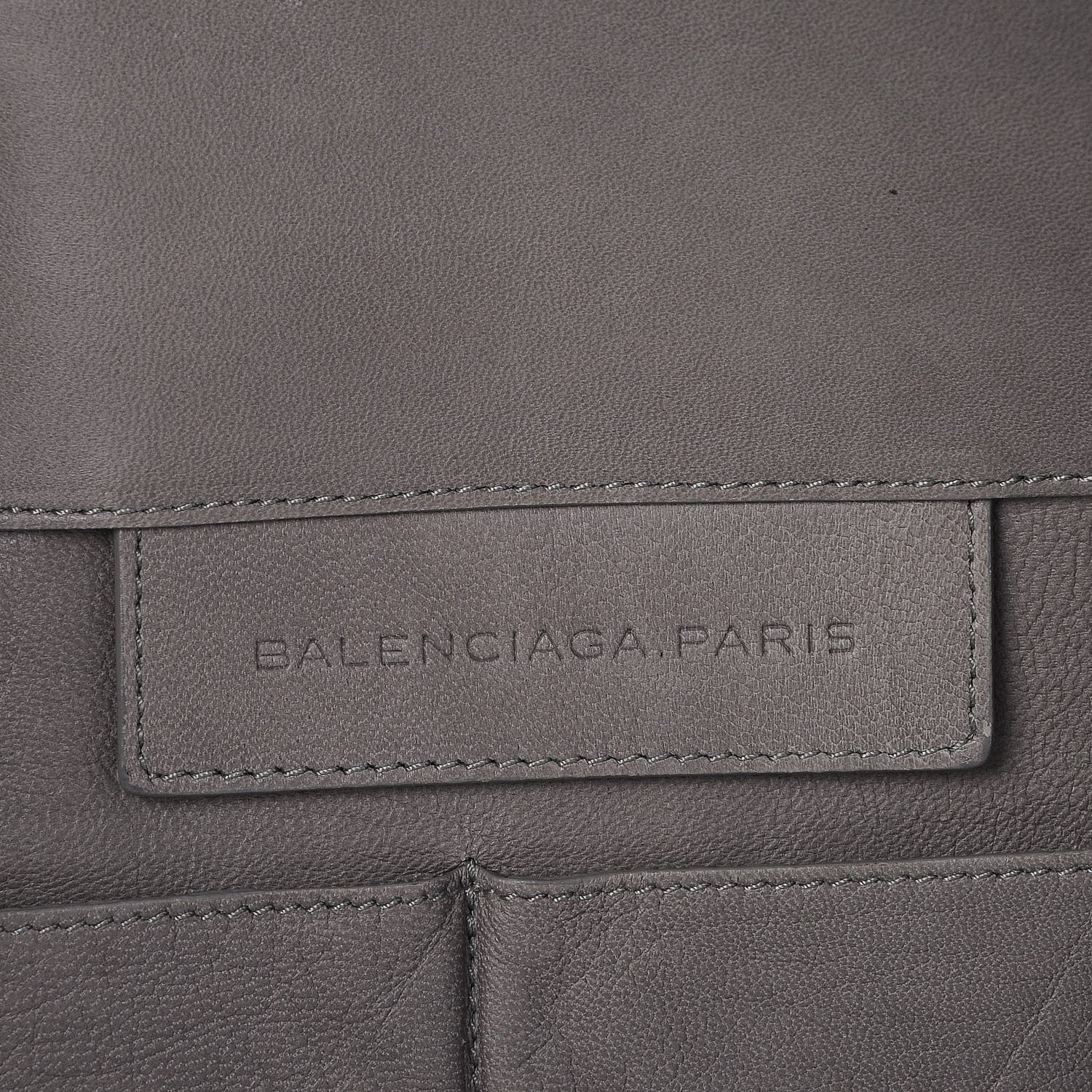 Balenciaga Veau Papier A4 Stitched Tote Grey 7 of 16