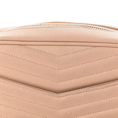Saint Laurent Grain De Poudre Matelasse Monogram Mini Lou Camera Bag New Powder 8 of 11