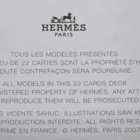 Hermes Knotting Cards Cartes A Nouer Carre Scarf Guide 5 of 8