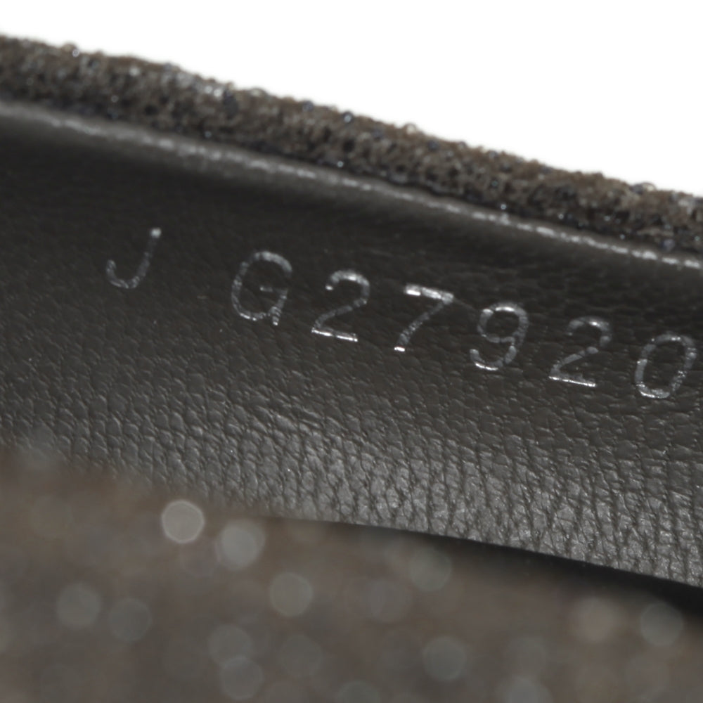 Glitter Cap Toe Platform Pumps 36 Black Grey