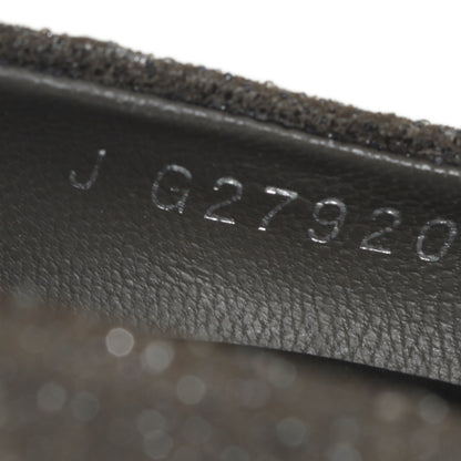 Chanel Glitter Cap Toe Platform Pumps 36 Black Grey 9 of 11