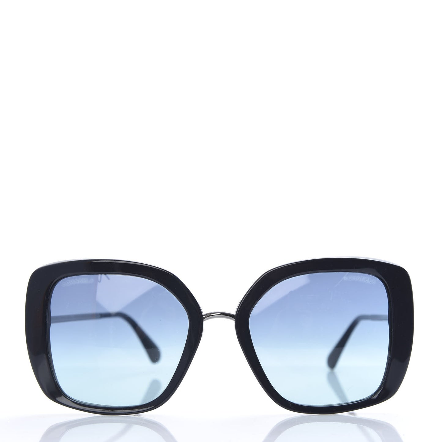 Acetate Sunglasses 5401-A Black Blue