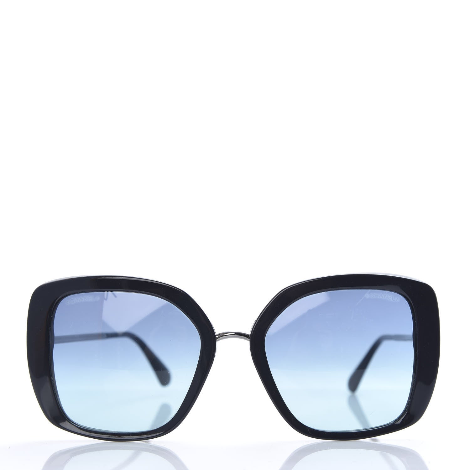 Chanel Acetate Sunglasses 5401-A Black Blue 2 of 8