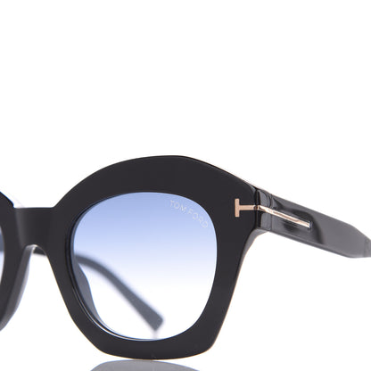 Tom Ford Bardot Sunglasses TF689 Shiny Black 7 of 8