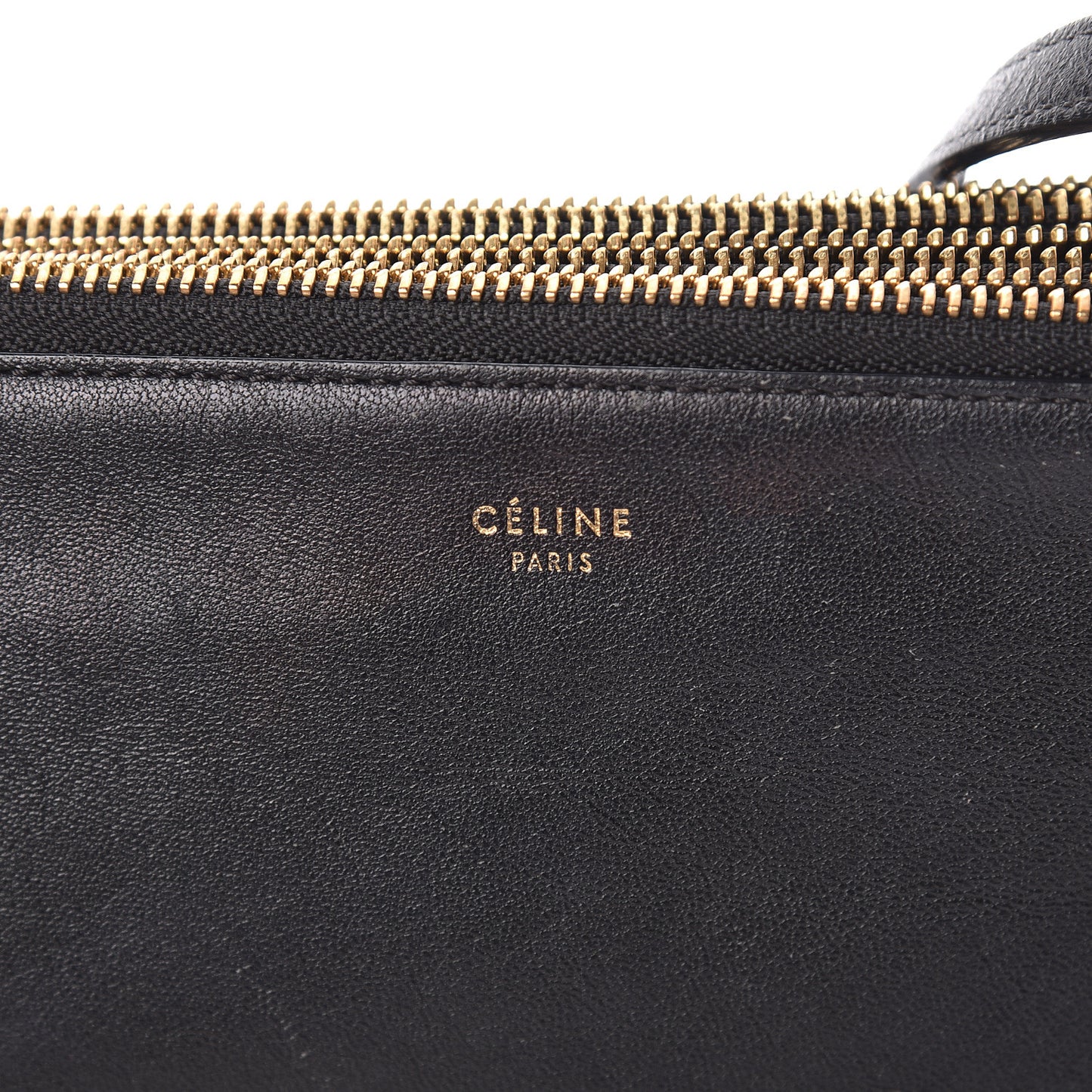 Lambskin Small Trio Crossbody Bag Black