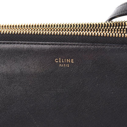 Celine Lambskin Small Trio Crossbody Bag Black 8 of 18