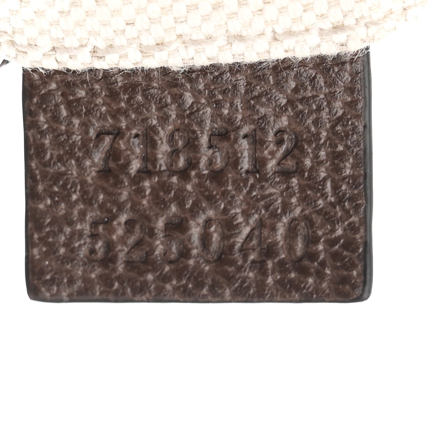 Gucci GG Supreme Monogram Textured Calfskin Web Mini Attache Hobo Beige Ebony New Acero 7 of 11