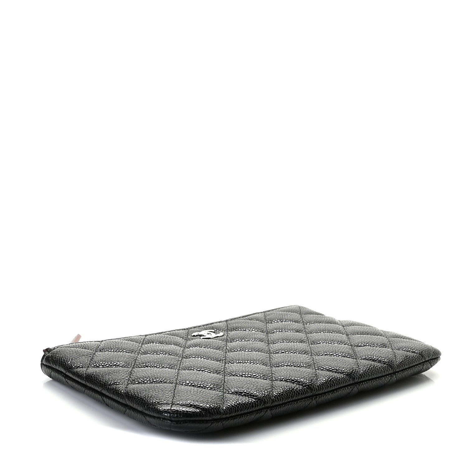 Chanel Caviar Quilted Cosmetic Case Black 4 of 9