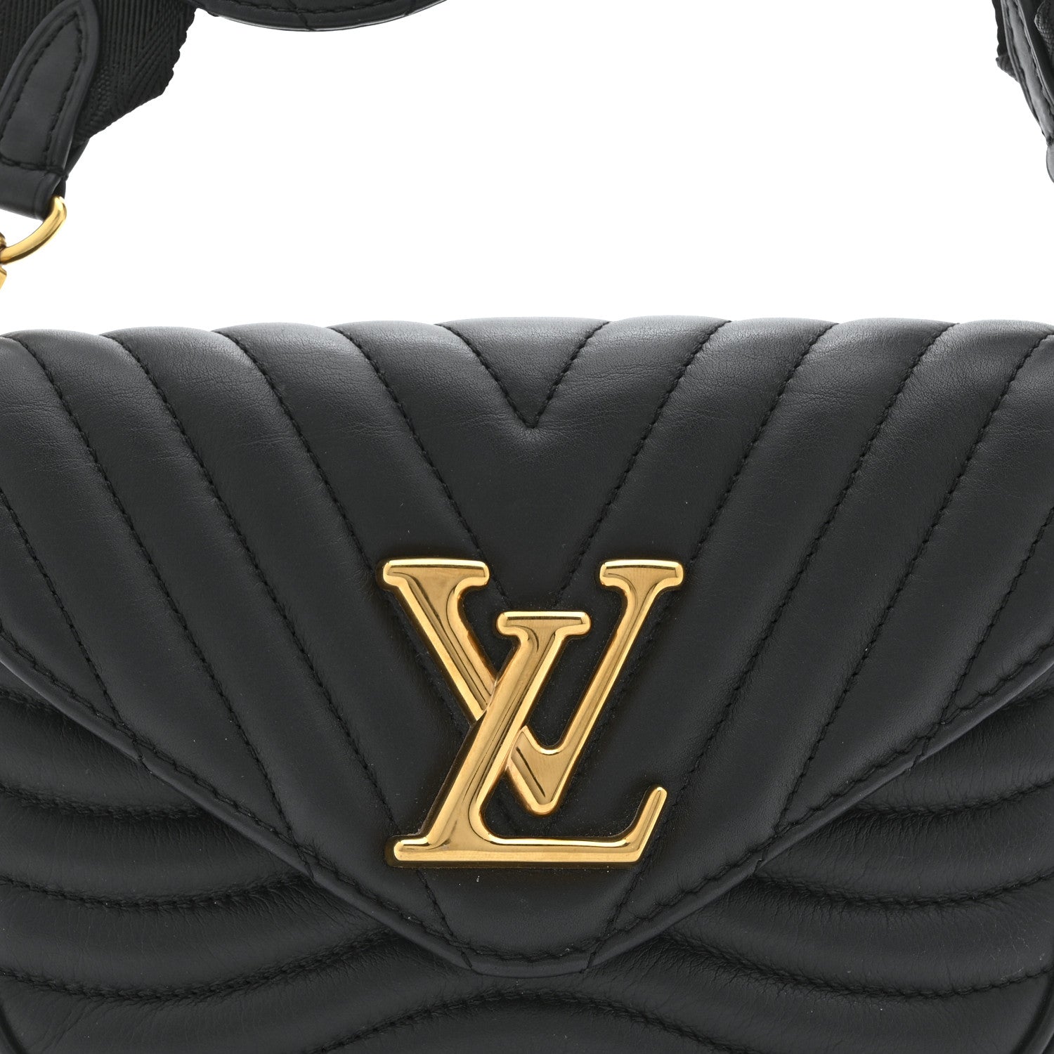 Louis Vuitton Calfskin New Wave Multi Pochette Black 8 of 10