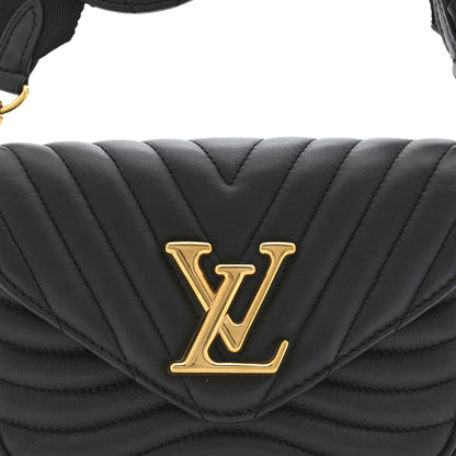 Louis Vuitton Calfskin New Wave Multi Pochette Black 8 of 10