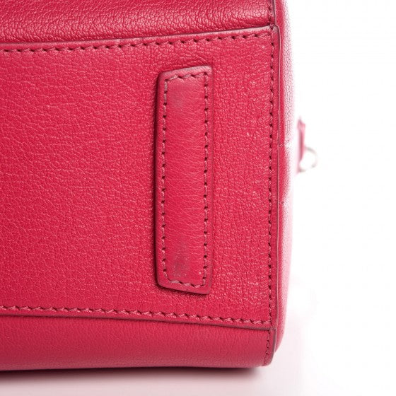Sugar Goatskin Mini Antigona Magenta