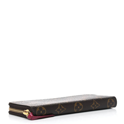 Louis Vuitton Monogram Clemence Wallet Fuchsia 3 of 5