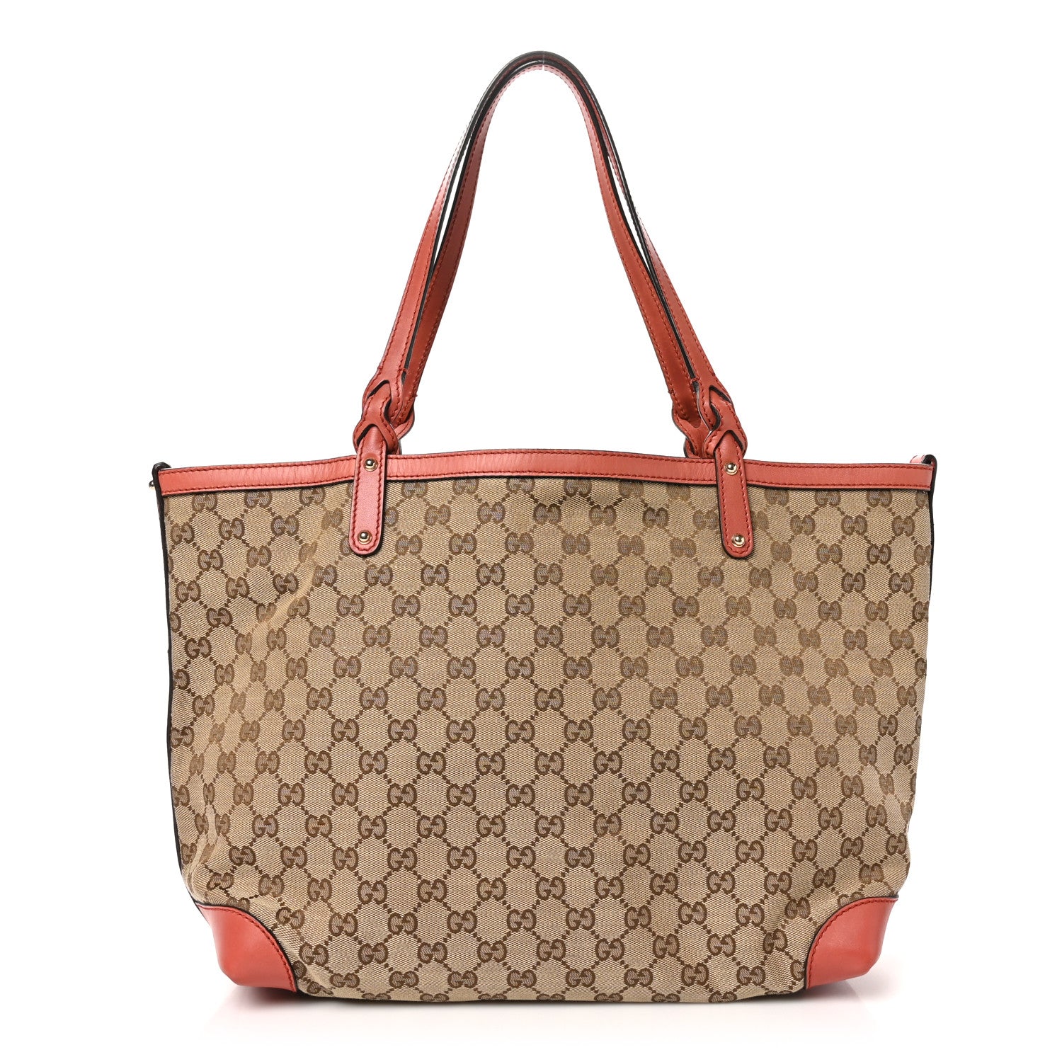 Gucci Monogram Medium Craft Tote Coral 1 of 12