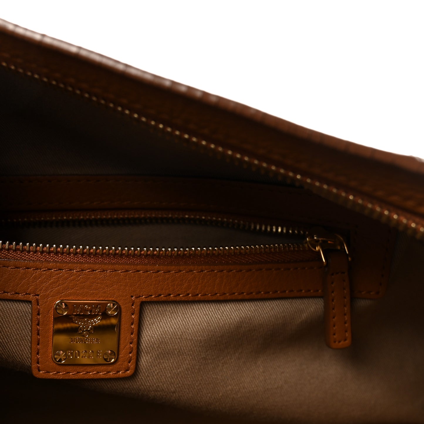 Calfskin Ottomar Monogram Medium Klara Hobo Cognac