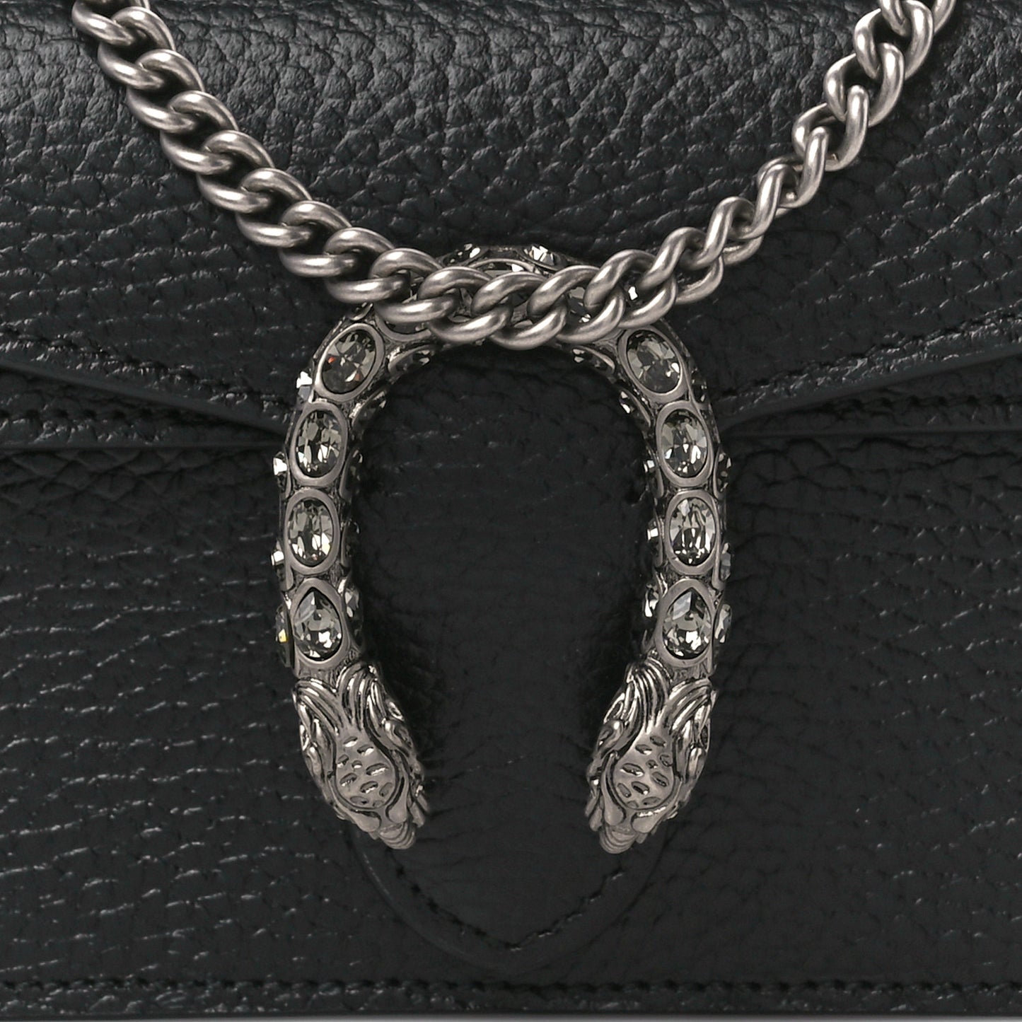 Calfskin Super Mini Dionysus Shoulder Bag Black