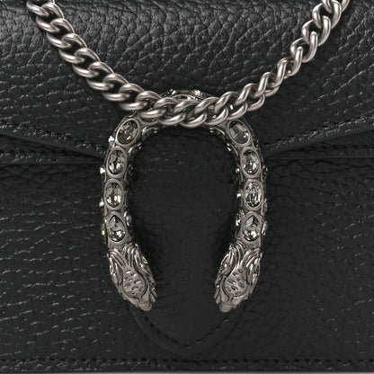 Gucci Calfskin Super Mini Dionysus Shoulder Bag Black 9 of 12
